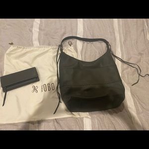Authentic Hobo name brand purse & matching wallet.